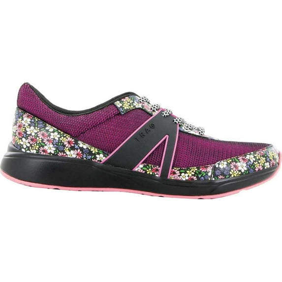 Women's Alegria by PG Lite TRAQ Qarma Sneaker Wild Flower Knit Fabric 38 M