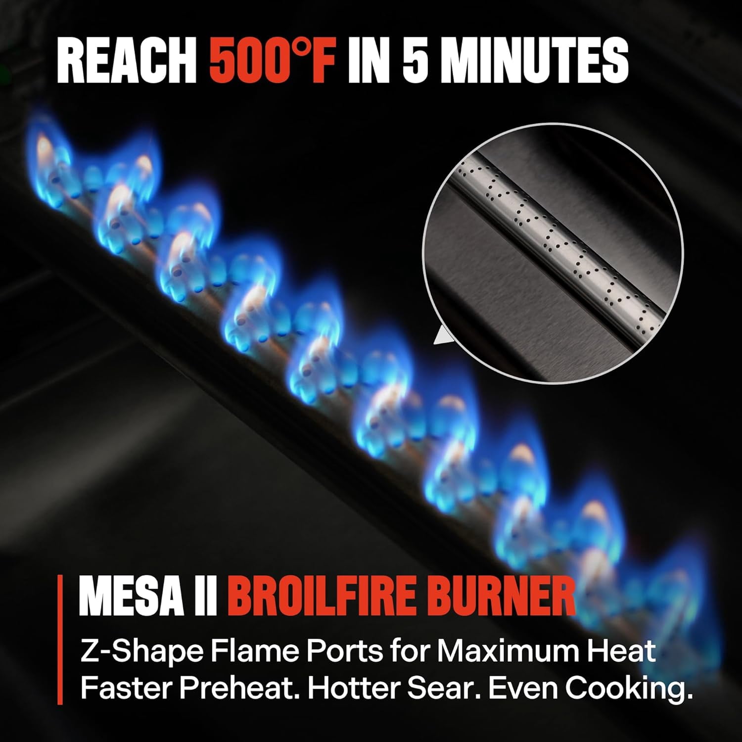 Monument Grills 4 +1  Burner Propane Gas Grill,49,000 BTU Stainless Steel Outdoor Patio Barbecue Grill with  Raincover