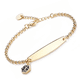 thumbnail image 4 of Pulsera personalizada de identificación de alerta médica, pulsera SOS de hielo de acero inoxidable con cadena ajustable, joyería para mujer, 4 of 5