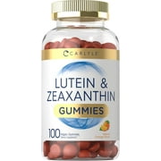 Lutein and Zeaxanthin Gummies | 100 Vegan Gummies | Orange Flavor | by Carlyle