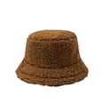 thumbnail image 2 of LiuXxxx Ladies Winter Bucket Hat Cute Warm Caps Fishing Outdoor Headwear Coffee, 2 of 2