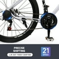 thumbnail image 6 of Mountain Bike, 27.5 Inch Shimano 21 Speed, Dual Disc Brake Bike for Men Womens Adult, Front Suspension Bicycle, 6 of 11