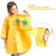 thumbnail image 2 of Poncho de lluvia para niños, capa de lluvia para niñas y niños, 100 % impermeable, portátil, plegable, poncho de lluvia para niños, bicicleta con bolsa de almacenamiento, chaqueta de lluvia, 2 of 6