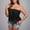 Khaki, variant on Plus Size Women Tube Tops Pleatef Backless Strapless Bandeau Crop Top Bodycon Woman Casual Fashion Gradient Printing Pullover Sleeveless Round Neck Sports Tank Wine M