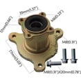 thumbnail image 5 of Rear Axle Shaft Kit with 4.10-6 Front/Rear Wheels Tires Rims Brake Assembly and Chain & Sprocket & Steering Knuckle Kit for Go Kart Quad Trike Drift Bikes, 5 of 9