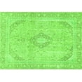 thumbnail image 1 of Ahgly Company Indoor Rectangle Abstract Green Modern Area Rugs, 2' x 4', 1 of 4