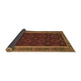 thumbnail image 2 of Ahgly Company Indoor Round Oriental Brown Traditional Area Rugs, 3' Round, 2 of 4