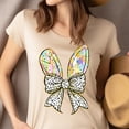 thumbnail image 4 of Custom Graphic T-Shirt for Women and Kid, Bunny Ears and Bow Design, Sizes S-XXL, 4 of 6