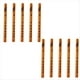 thumbnail image 1 of Paquete de 10 Flautas de Bambú Tradicionales Chinas de 6 Agujeros, Clarinete, Instrumento Musical para Estudiantes, Color Madera, 1 of 5