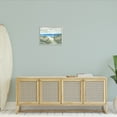 thumbnail image 2 of Stupell Industries Gorgeous Beach Scene Poppies Blooming White Fence Ocean Paintings White Framed Art Print Wall Art, 20x16, by Nan, 2 of 5