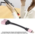 thumbnail image 1 of Cable adaptador de carga para auriculares para iOS, cable adaptador de carga para auriculares 2 en 1, cable adaptador de cargador para auriculares para iOS, durabilidad extendida, 1 of 9