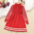 thumbnail image 3 of Vestido de otoño-invierno para niñas Bear Leader, suéter de fiesta de princesa para niñas de 4 a 8 años, vestidos de punto, disfraz de Navidad, ropa para niñas pequeñas, 3 of 5