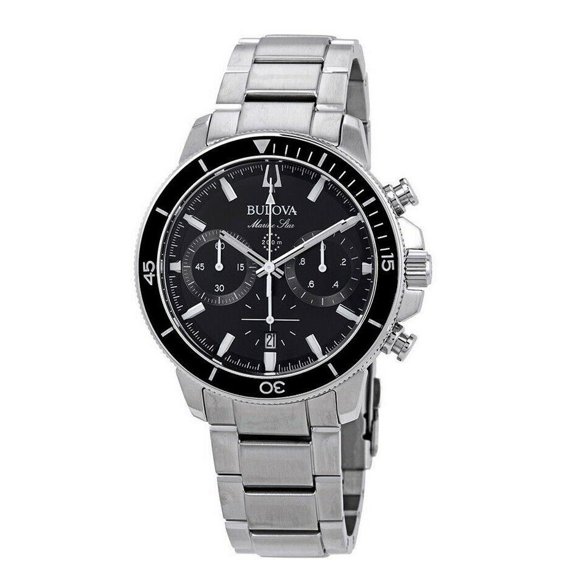 Bulova 96B272 Marine Star 45MM Men's Chronograph Stainless Steel Watch