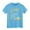 Light Blue, variant on WOYY Toddler Boys Birthday T Shirt Short Sleeves Graphic T-Shirt, Black