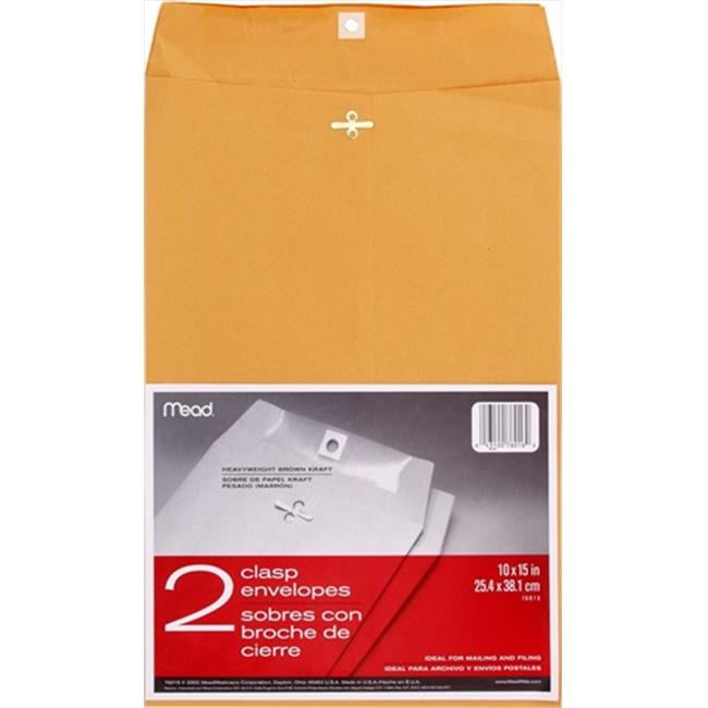 Mead Envelopes Clasp Manilla Kraft 10 x 15 In. 3 Count Walmart Canada