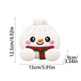 thumbnail image 3 of Christmas Mystery Dumpling Plush Blind Box, Surprise Stuffed Dumpling, Novelty Collectible Stuffed Animal Squeezable Stress Relief Plushie for Christmas Gifts Birthday Holiday Party Favors - White, 3 of 8