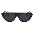 thumbnail image 2 of Gafas de sol de Gran tamaño perfecl para Mujer marco negro arena lente gris negro, 2 of 6