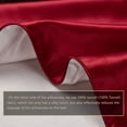 thumbnail image 5 of DISANGNI 100% Mulberry Silk Silk Pillowcase, Used for Hair and Skin, Envelope Type, Silk on one Side and Tencel on The Other Side, 1pc (Red Wine, 1 pc King Size 20"36"), 5 of 7