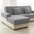 thumbnail image 5 of Sanmadrola Waterproof Couch Cushion Cover for Sectional Sofa,Slipcover Stain Resistant High Elasticity Wear-Resistant Striped Sofa Cover,Light Grey Back Couch Cover M for Furniture, Children, Pets, 5 of 7