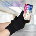 thumbnail image 5 of Thermal Insulation Fingerless Texting Wool Gloves for Women and Men Winter Warm Knitted Convertible Mittens Flap, 5 of 6
