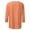 Orange B, variant on Horkkom 3/4 Length Sleeve Womens Tops Casual Crew Neck Solid Color Shirts Loose Pullover Blouses, Gifts for Women
