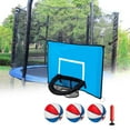 thumbnail image 6 of Basketball Hoop for Trampoline Indoor Outdoor Sports with Net Adjustable Connection Rope Toy Lightweight Children Basketball Frame Universal , Style D, Optional, 6 of 8