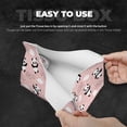 thumbnail image 5 of Lsque Panda Printed Long Tissue Box Cover Holder, Facial Paper Organizer Dispenser,Triangle with Bottom Belt, PVC Leather Decorative Organizer, 5 of 9