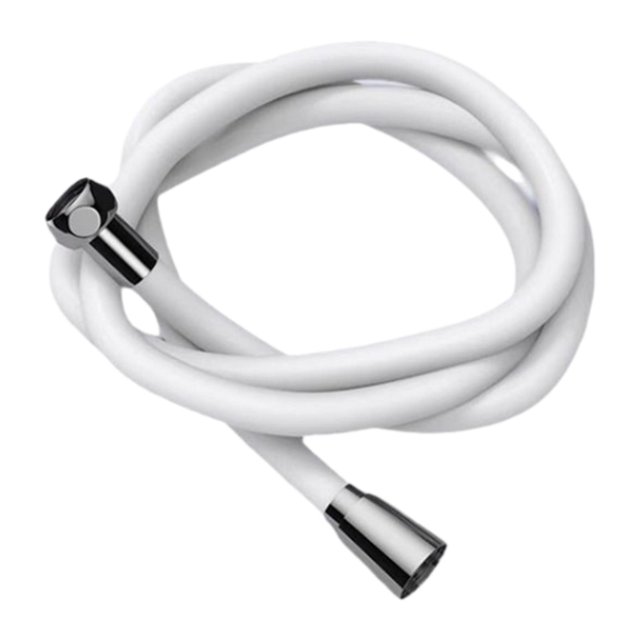 Manguera de ducha de silicona de repuesto para cabezal de ducha de mano, resistente a temperaturas, rosca G1/2, extra larga, para dormitorios y 2M