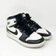 thumbnail image 2 of Ni - ke Ni - ke Boys Air Jordan 1 High 575441-180 Black Basketball Shoes Sneakers Size 7Y, 2 of 5
