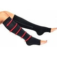 thumbnail image 4 of Men Women Compression Zip Sox Socks Zipper Leg Support Unisex Open Toe Knee Stockings A+, 4 of 5