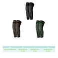 thumbnail image 3 of pitrice 2Pcs Élastique Long Protecteur Élasticité Accolade Compression Jambe Manche Vélo Femmes Course Basket Genou Soutien Orange/1 Paire/l, 3 of 6