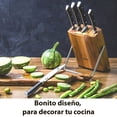 thumbnail image 2 of Juego de cuchillos de cocina Aicok 6 Pzas de Acero Inox con Bloque Aicok SC8004, 2 of 9