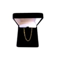 thumbnail image 3 of JewelStop 10k Solid Yellow 2.6mm To 7.95mm Gold Figaro Chain Bracelet Necklace, 3 of 5