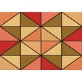 thumbnail image 1 of Ahgly Company Machine Washable Indoor Rectangle Transitional Mahogany Brown Area Rugs, 8' x 10', 1 of 7