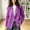 Purple, variant on IUYRTFE Women's Double-Breasted Casual Blazer – Long Sleeve Notched Lapel Open Front Jacket with Pockets for Office Work and Daily Wear