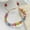 2-Colorful Square, variant on Natural Stone 7 Chakra Healing Bracelet Leather Bangle Charm Women Delicate Jewelry Gift-1-Colorful