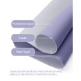 thumbnail image 4 of Almohadilla de escritorio YSagi, antideslizante, impermeable, piel de PVC, 90 x 45 cm, color lavanda, 4 of 7