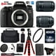 thumbnail image 1 of Canon EOS Rebel T6S DSLR Camera with 18-55mm is STM Lens & 55-250mm is STM Lens + Flexible Tripod + UV Protection Filter + Professional Case + Card Reader - Intl Model Canon 32GB - Basic Kit - AF7CANT6S55250KB2, 1 of 6