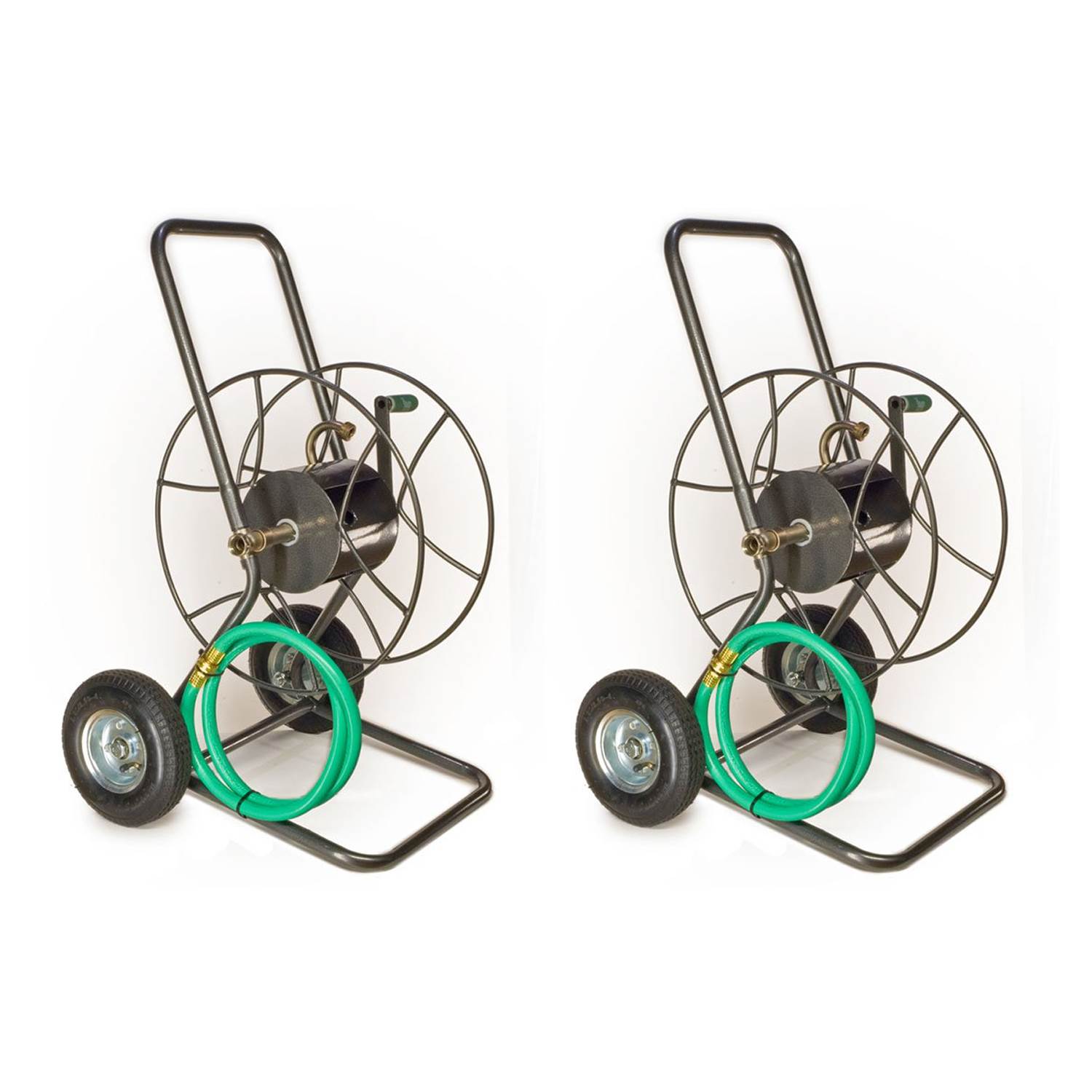 Yard Butler Portable 200 Foot Capacity Steel Garden Outdoor Hose Reel