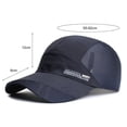 thumbnail image 6 of Joernso Men Baseball Hat Hollow Out Lightweight Mesh Sun Summer Hat for Running, 6 of 8
