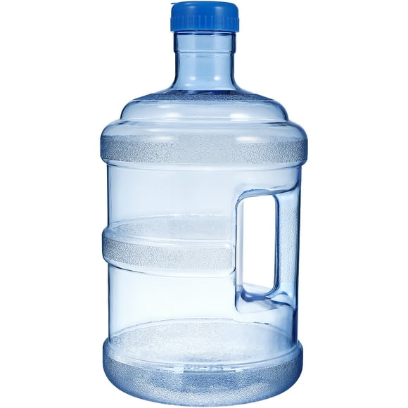 Jarra de agua mineral, contenedor de agua de 5 l, cubo de agua portátil con asa, portátil para llevar en coche, acampar