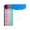 B-6PCS, variant on Hole Expandable Binder Pockets with Snap Button, Transparent Plastic Envelopes for 2/3/4 Ring Binders, Loose-Leaf Document Folders for School Home Office, 11-Hole Punch File Bags (B,6PCS)