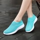 thumbnail image 3 of Mocasines casuales Cómodos tejidos voladores Zapatillas casuales Elásticos para uso diario JShteea El nuevo, 3 of 6