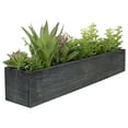 thumbnail image 3 of Northlight Artificial Mixed Succulents in Wooden Planter - 23", 3 of 5