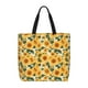 thumbnail image 1 of Easygdp Green Leaf Sunflower Bolsa Tote para Mujer, Bolso de Hombro para Trabajo, Playa, Viajes, Compras y Supermercado, 1 of 7