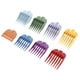 thumbnail image 4 of Delantal de peluquería Jadeshay Negro con rayas rojas, 4 of 8