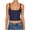 A145-Navy, variant on NIEWTR Women Summer Boho Tie Front Lace Trim Tank Tops Beach Button Down Top Sleeveless Mesh Chiffon Crop Tops Clothes Womens Tank Summer Tank (XL,A145-Red)