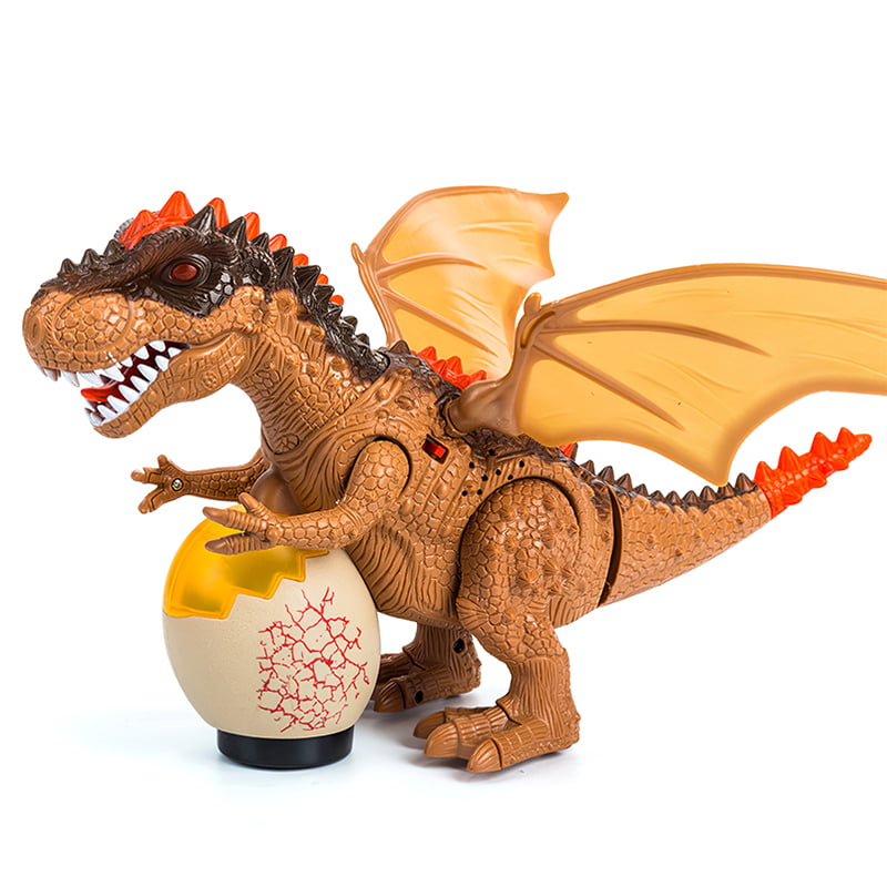 Electric Kids Children Walking Dinosaur T-Rex Figure Toys Light Sound Kids Gifts 