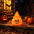 thumbnail image 5 of KOYPTL Light Up Pumpkin Lantern Halloween Decoration,Pre-Lit LED Small Indoor Outdoor Ornaments,Battery Operated Tabletop Jack O Glowing Night Lamp for Garden,Patio,Front Door Holiday Halloween Decor, 5 of 7