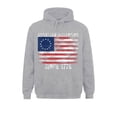 thumbnail image 3 of Sudadera con capucha Harajuku con la bandera de Ross de Estados Unidos divertida y distanciamiento social desde 1776, ropa ajustada, sudaderas familiares de gran oferta 2021, 3 of 5